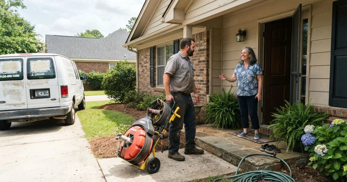 What to expect from a drain cleaning or hydro jetting appointment