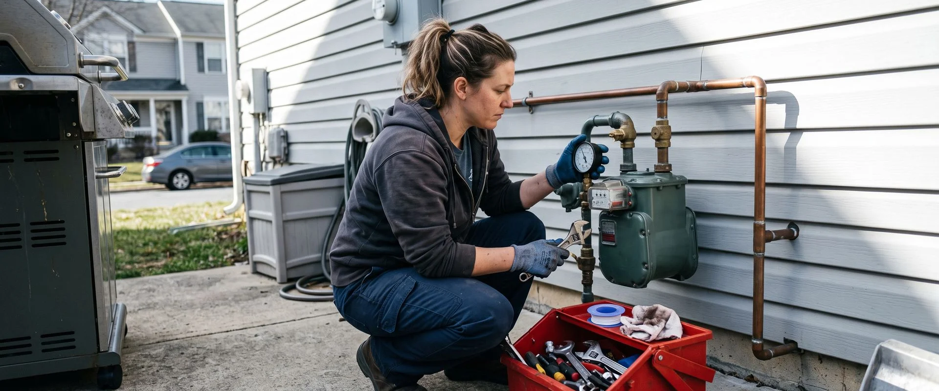 Gas Line Services in Columbia